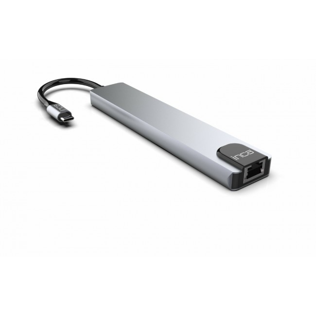 Inca ITPC-7T interface hub USB Type-C 1000 Mbit/s Aluminium
