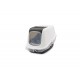 SAVIC Nestor White-Black - Covered Cat Litter Box - 56x39x38.5 cm - 1 pc SAVIC Nestor White-Black - Covered Cat Litter Box - 56x39x38.5 cm - 1 pc