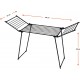 AMALFI foldable laundry drying rack, black AMALFI foldable laundry drying rack, black