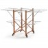 ARREDAMENTI GABBIANO Drying rack on wheels - 175 x 67 cm, Brown