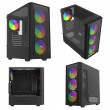 Savio Noctis Flow RGB Cube Black