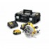 DeWALT DCS570P2-QW portable circular saw 18.4 cm Silver, Yellow 5500 RPM