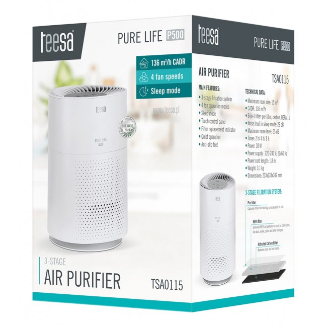 Teesa Pure Life P500 15 m White