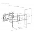 Gembird WM-120ST-01 TV mount/stand 3.05 m (120