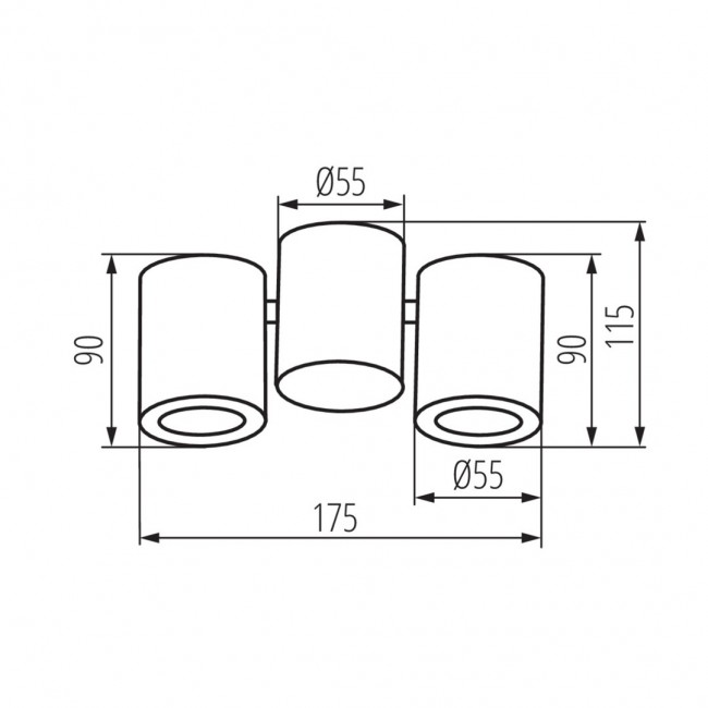 Kanlux S.A. 32952 ceiling lighting GU10