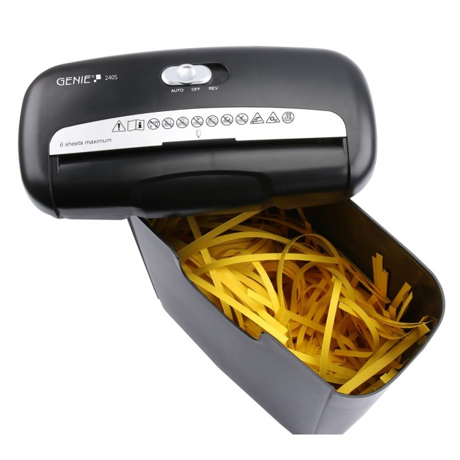 Genie 240 S paper shredder Strip shredding 72 dB Black