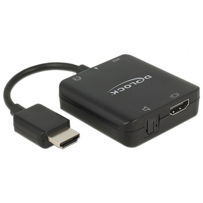 DeLOCK 62784 audio converter Black DeLOCK 62784 audio converter Black