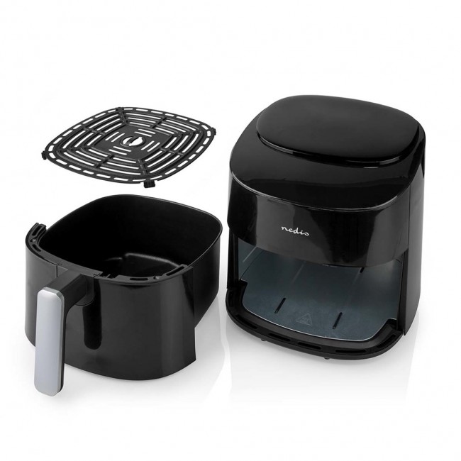 Nedis KAAF160BK fryer Single 4.2 L Stand-alone 1300 W Hot air fryer Black Nedis KAAF160BK fryer Single 4.2 L Stand-alone 1300 W Hot air fryer Black