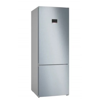 Bosch Serie 4 KGN56XLEB fridge-freezer Freestanding 508 L E Stainless steel