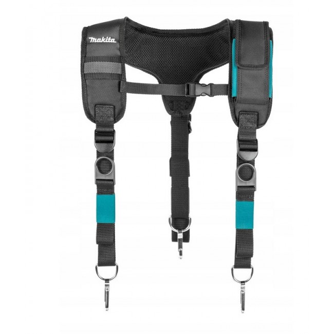 Makita suspenders with belt support and phone holder Makita suspenders with belt support and phone holder