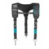 Makita suspenders with belt support and phone holder
