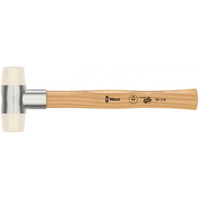 Wera 05000320001 hammer Dead blow hammer Beige, Wood