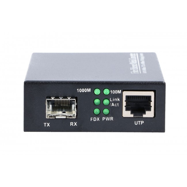 Extralink Media converter Sedir 1x SFP, 1x RJ45 1000Mb/s, MC220 replacement