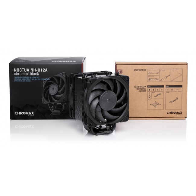 Noctua NH-U12A Processor Air cooler 12 cm Black 1 pc(s) Noctua NH-U12A Processor Air cooler 12 cm Black 1 pc(s)