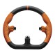 Asetek SimSports GT - rim - closed D, black and orange