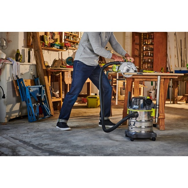 RYOBI R18WDV-0 vacuum 18V One+ Black, Green