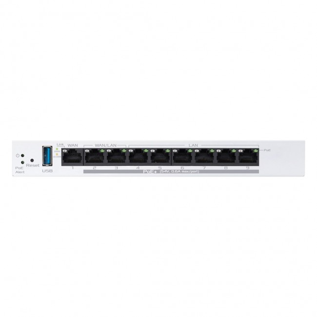 9-Port Gigabit PoE+ VPN Wired Router | EBG19P | 802.11ac | Ethernet LAN (RJ-45) ports 8 | Mesh Support Yes | MU-MiMO No | 5G | Antenna type Internal