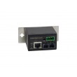 LevelOne RJ45 to SC Fast Ethernet Industrial Media Converter, Multi-Mode Fiber, 2km, -40 C to 75 C