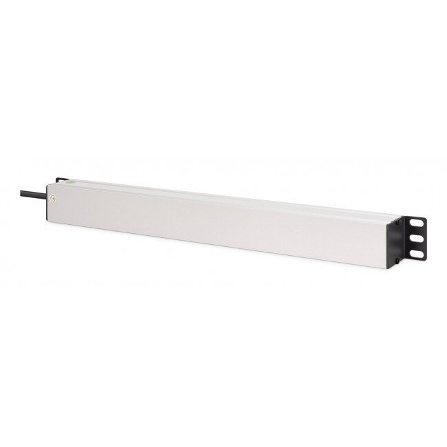 Digitus DN-95440 power distribution unit (PDU) 9 AC outlet(s) 1U Black, Silver