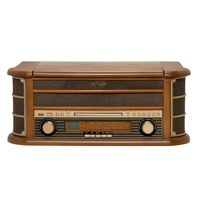 Retro wooden music center Denver MCR-50MK3 with tu Retro wooden music center Denver MCR-50MK3 with tu