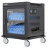 Manhattan Laptop Charging Cart/Trolley via AC Adapter (EU) 32-bay, Install device's AC Adapter (power cables) into unit, Suitable for ALL laptops (to 15.6