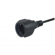 Equip 112183 power cable Black 10 m CEE7/7 CEE7/3