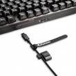 Sharkoon SGK70W keyboard Gaming USB QWERTZ German Black