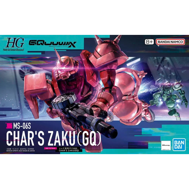 HGGQ 1/144 MS-O6S CHAR'S ZAKU (GQ)