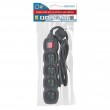Esperanza ELK212K power extension 1.5 m 4 AC outlet(s) Indoor Black
