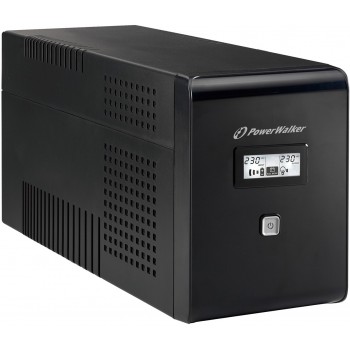 PowerWalker VI 2000 LCD uninterruptible power supply (UPS) 2 kVA 1200 W 2 AC outlet(s)