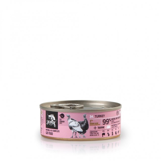 3COTY Turkey Senior - wet cat food - 80g