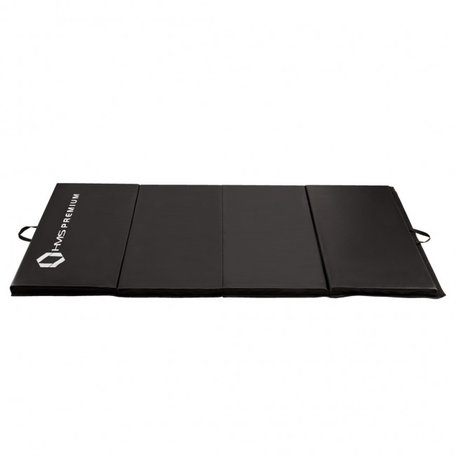 Folding gymnastics mattress black HMS Premium MGS01 Folding gymnastics mattress black HMS Premium MGS01