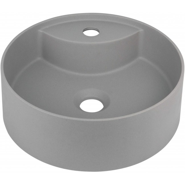 Granite countertop washbasin with space for a tap Granite countertop washbasin with space for a tap