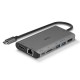 Lindy DST-Mini XT, USB-C Laptop Mini Docking Station with Single Display (4K) or Dual Display (Full HD) and 100W Pass-Through Charging Lindy DST-Mini XT, USB-C Laptop Mini Docking Station with Single Display (4K) or Dual Display (Full HD) and 100W Pass-Through Charging