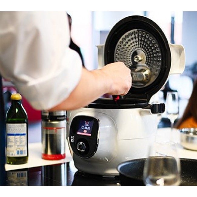 Tefal CY851130 multi cooker 6 L Chrome, White Tefal CY851130 multi cooker 6 L Chrome, White