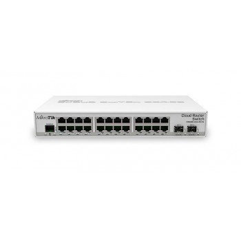 Mikrotik CRS326-24G-2S+IN network switch Managed Gigabit Ethernet (10/100/1000) Power over Ethernet (PoE) White