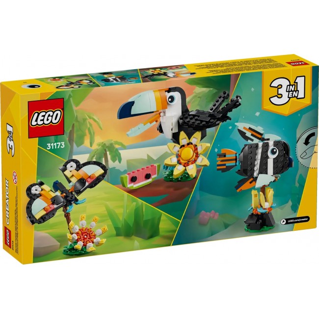 LEGO CREATOR 3 IN 1 31173 Wild Animals: Tropical Toucan LEGO CREATOR 3 IN 1 31173 Wild Animals: Tropical Toucan