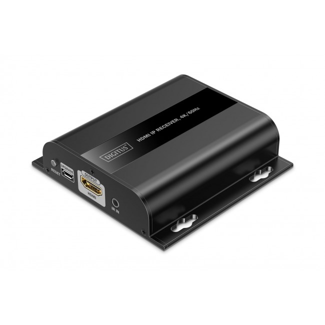 Digitus HDMI IP receiver, 4K/60Hz Digitus HDMI IP receiver, 4K/60Hz