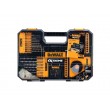 Accessory set 100pcs bits, drills, sockets, hole saws Accessory set 100pcs bits, drills, sockets, hole saws