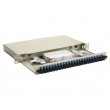 Equip 24-Port Fiber Optic Splice Box, SC Duplex, OS2, 1U, Equipped, Grey