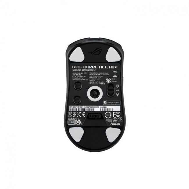 ASUS ROG Harpe Ace Mini mouse Gaming Ambidextrous RF Wireless + Bluetooth + USB Type-C Optical 42000 DPI