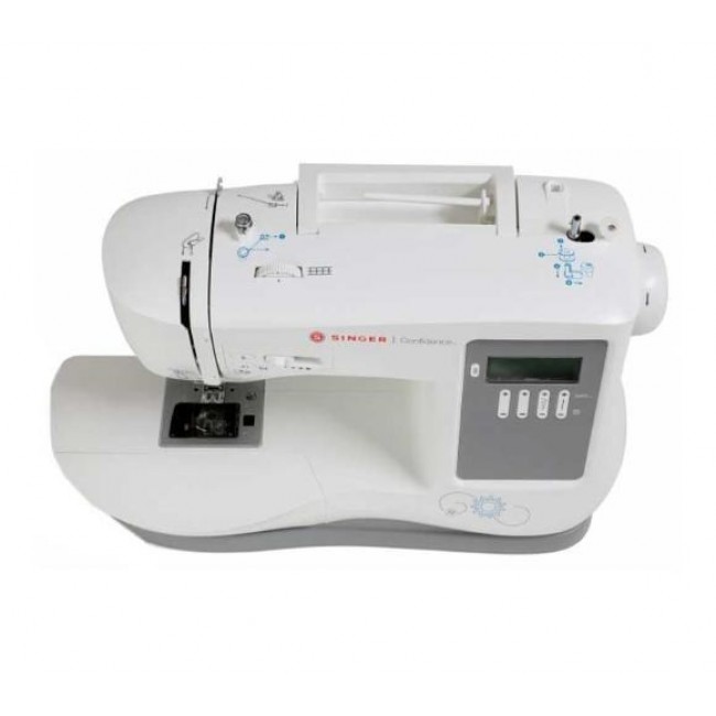 Singer 7640 sewing machine, electric current, white Singer 7640 sewing machine, electric current, white