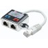 Intellinet 2-Port Modular Distributor, Cat5e, FTP, allows two RJ45 ports to share one Cat5e network cable