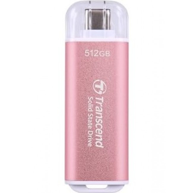 Transcend ESD300 512 GB USB Type-C 3.2 Gen 2 (3.1 Gen 2) Pink Transcend ESD300 512 GB USB Type-C 3.2 Gen 2 (3.1 Gen 2) Pink