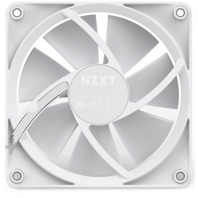 NZXT F120 RGB Computer case Fan 12 cm White 1 pc(s) NZXT F120 RGB Computer case Fan 12 cm White 1 pc(s)