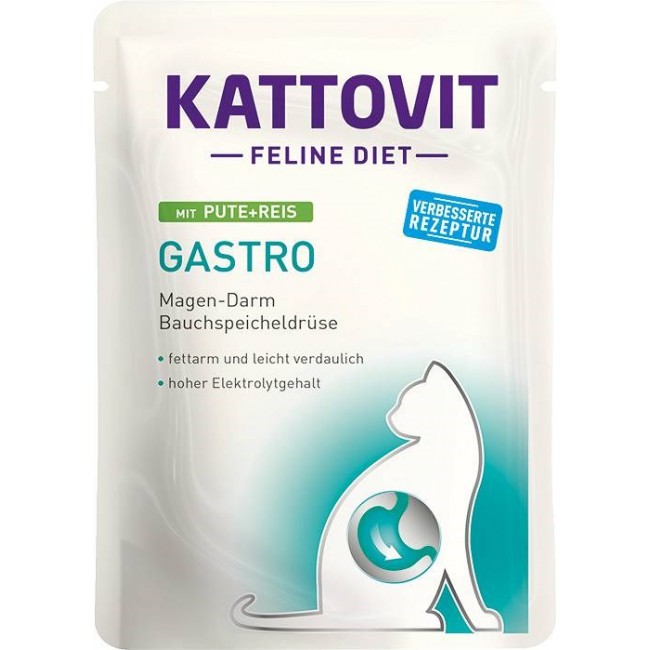 KATTOVIT Feline Diet Gastro - wet cat food - 12 x 85g KATTOVIT Feline Diet Gastro - wet cat food - 12 x 85g