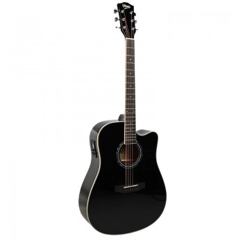 V-TONE VEAG1 CE BK - 4/4 electro-acoustic guitar, black