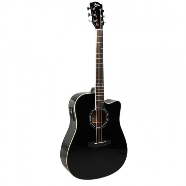 V-TONE VEAG1 CE BK - 4/4 electro-acoustic guitar, black