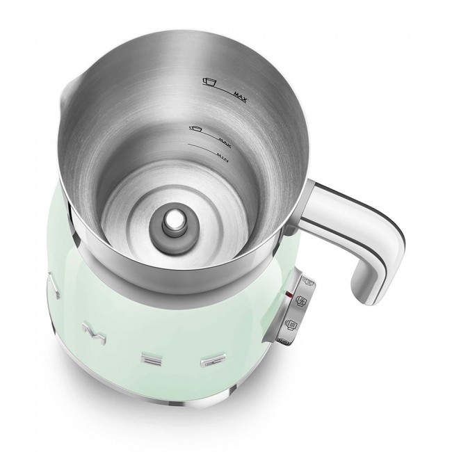 Smeg MFF11PGEU milk frother/warmer Automatic milk frother/warmer Green