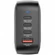 Verbatim Mini GaN Charger 100W 4 Port US plug with EU and UK adaptors